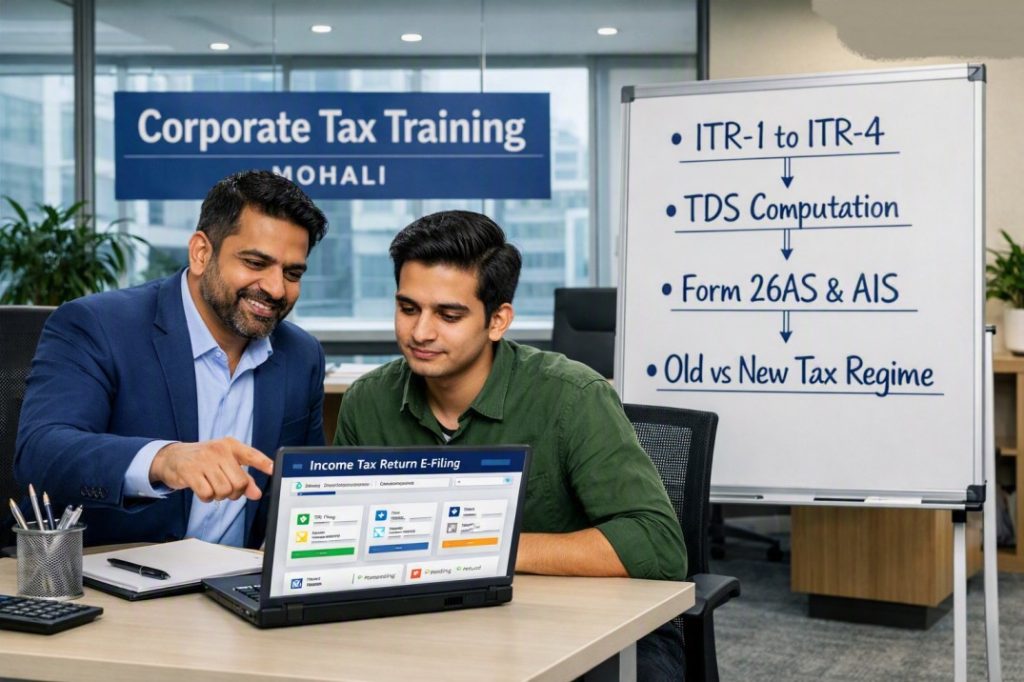 income tax filing training in mohali
