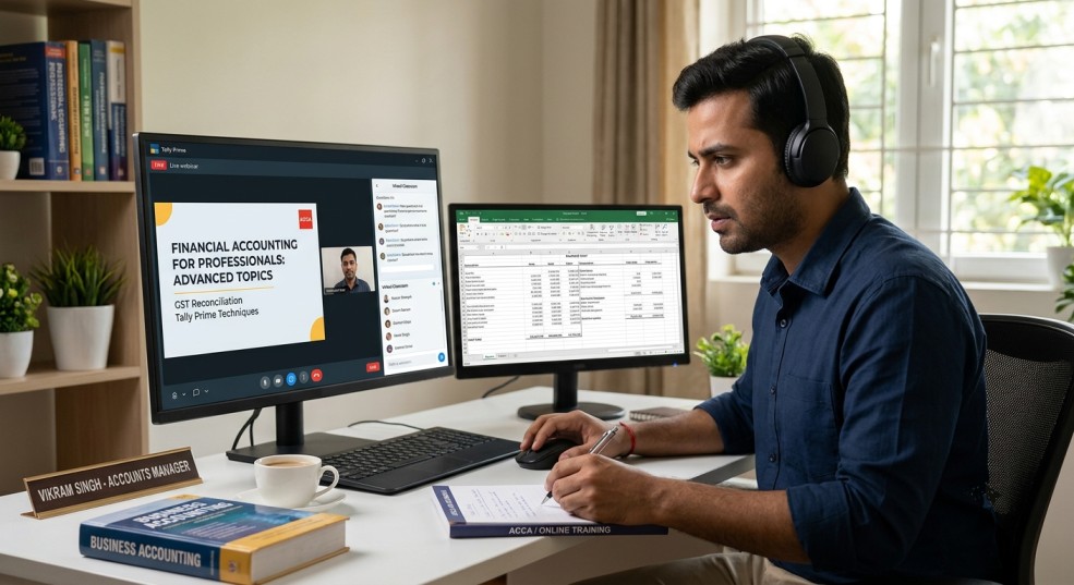 online accounting training for working professionals